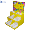 Fixed Products Cardboard Display Carton Box With 3 Tiers